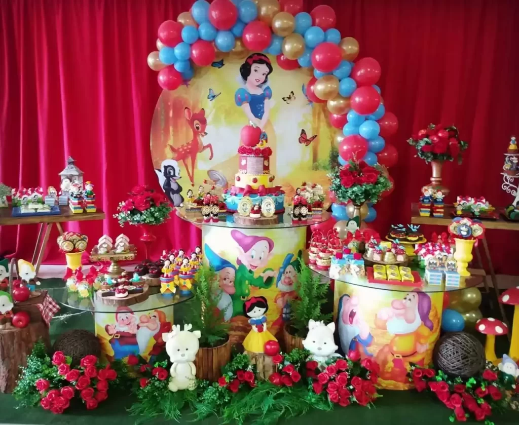 Festa branca de neve tema feminino