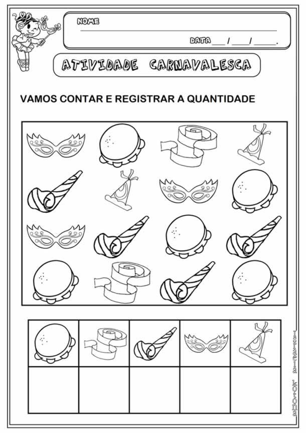 atividades de carnaval quantidades