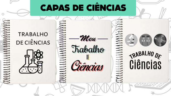 capas de trabalho de ciencias