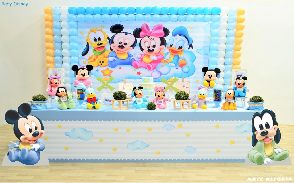 festa baby disney tema feminino