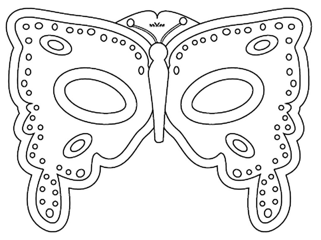 molde de mascara de carnaval 7