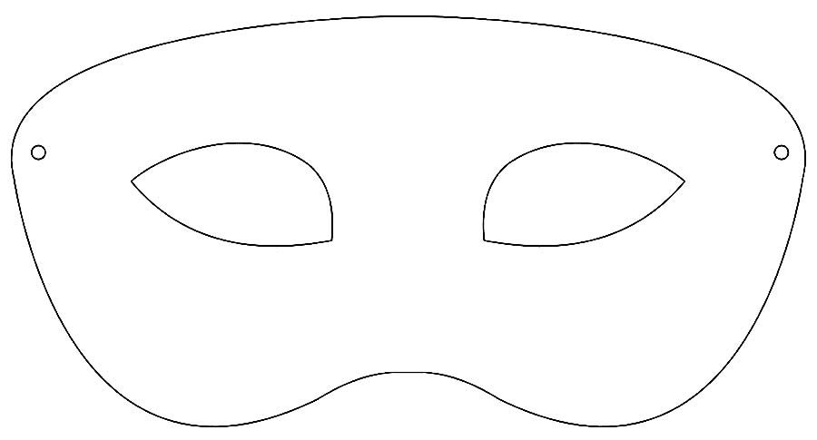 moldes de mascaras de carnaval 10