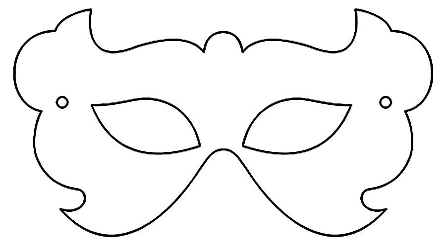 moldes de mascaras de carnaval 6