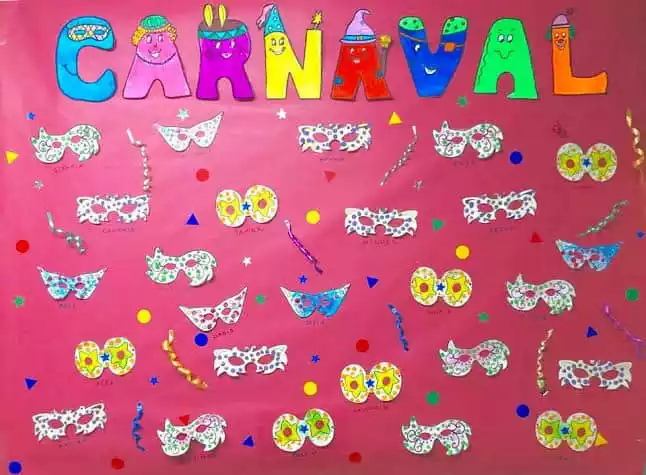 painel carnaval educacao infantil