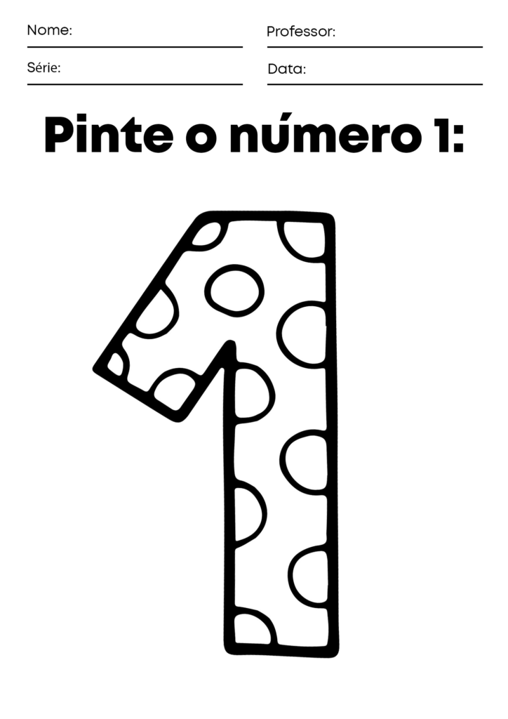 Numero 1 para pintar