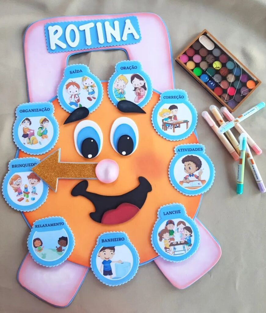 Rotina educacao infantil dianecaribe.arteem.eva