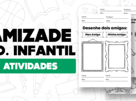 atividade sobre amizade