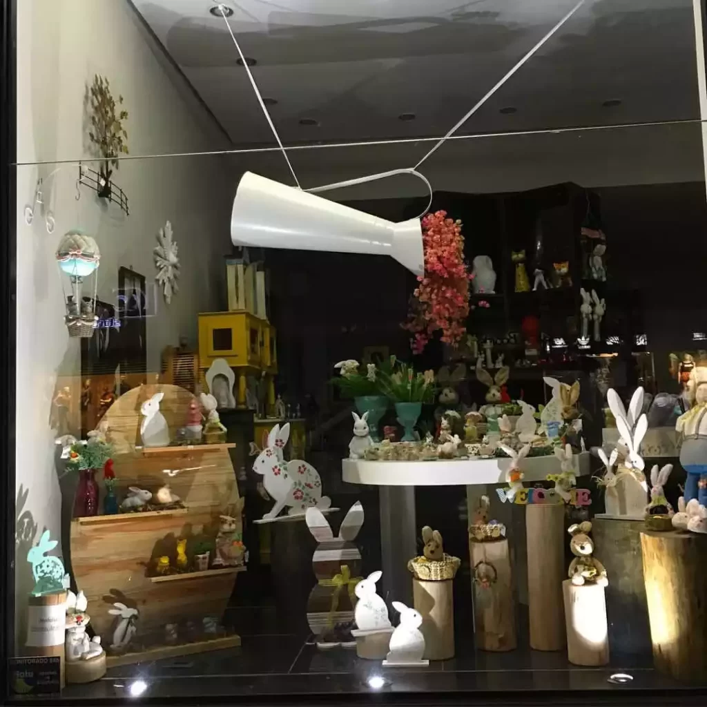 decoracao de pascoa vitrine sementes sementes