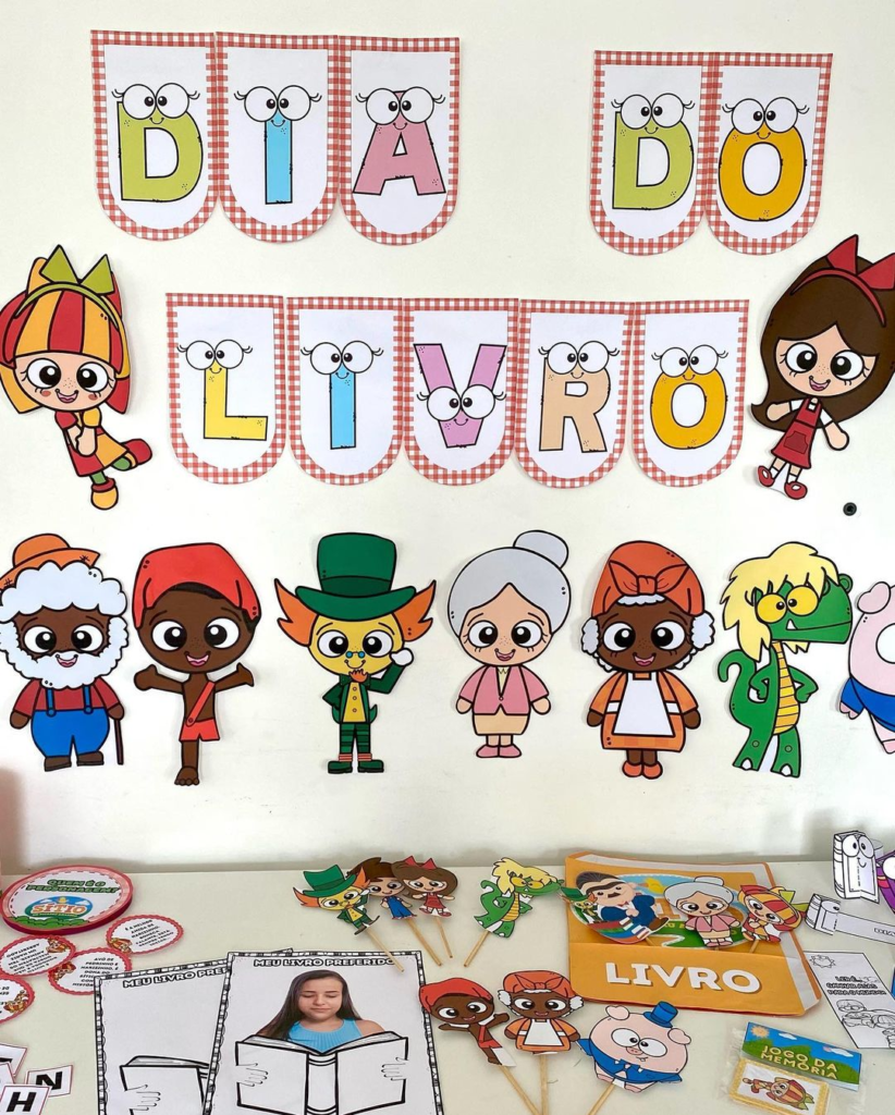 Dia Do Livro Infantil: Lembrancinhas, Atividades, Painéis, Ideias E Mais