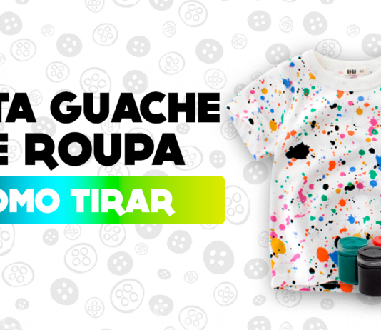 Como tirar tinta guache de roupa