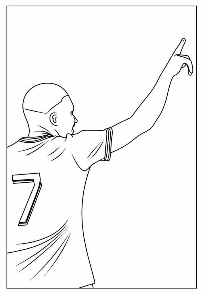 desenho de mbappe para colorir 29